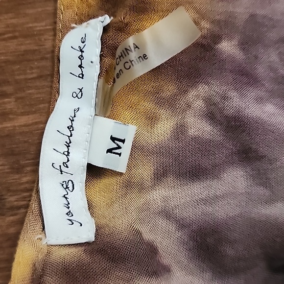 Young fabulous & broke hi-lo mock wrap dress tie-dye - Picture 6 of 8